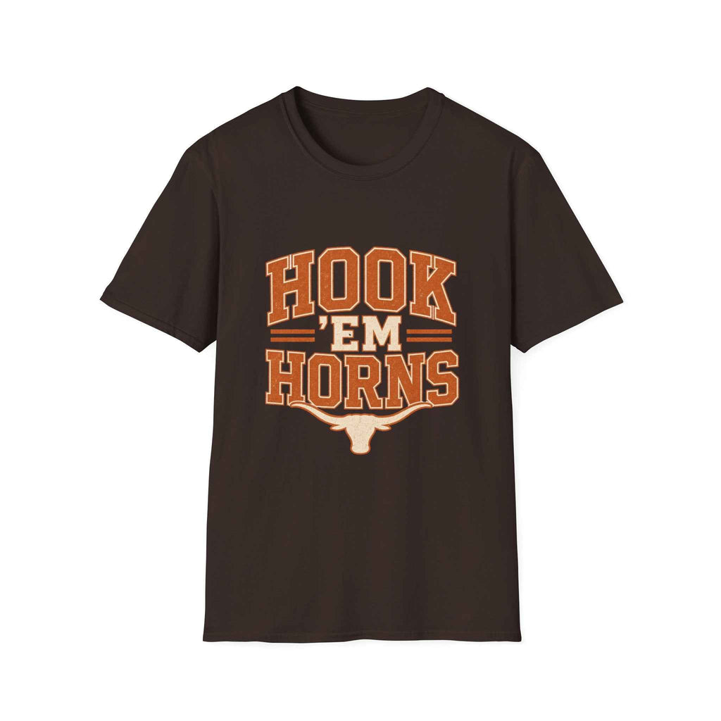 Hook 'Em Horns Longhorns T-Shirt — College Football Texas Spirit Tee