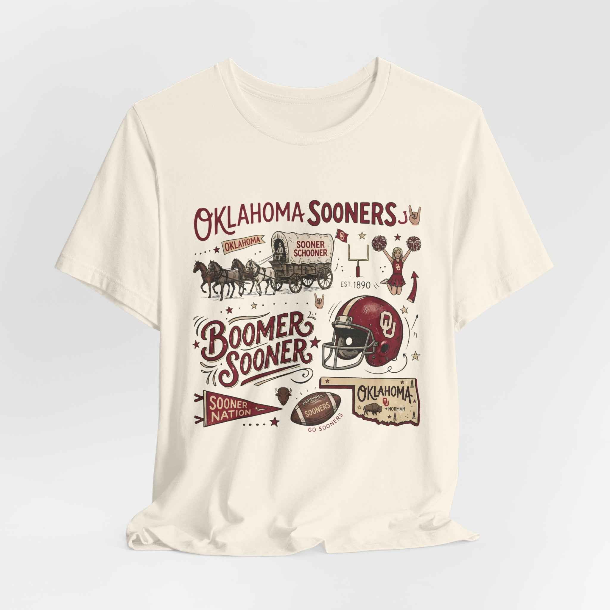 Vintage Oklahoma Sooners T-Shirt | Boomer Sooner Retro Game Day Tee
