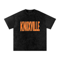 Knoxville Tennessee University of Tennessee Game Day Snow Washed Oversized Cotton T-Shirt - Print Ready Design Co.