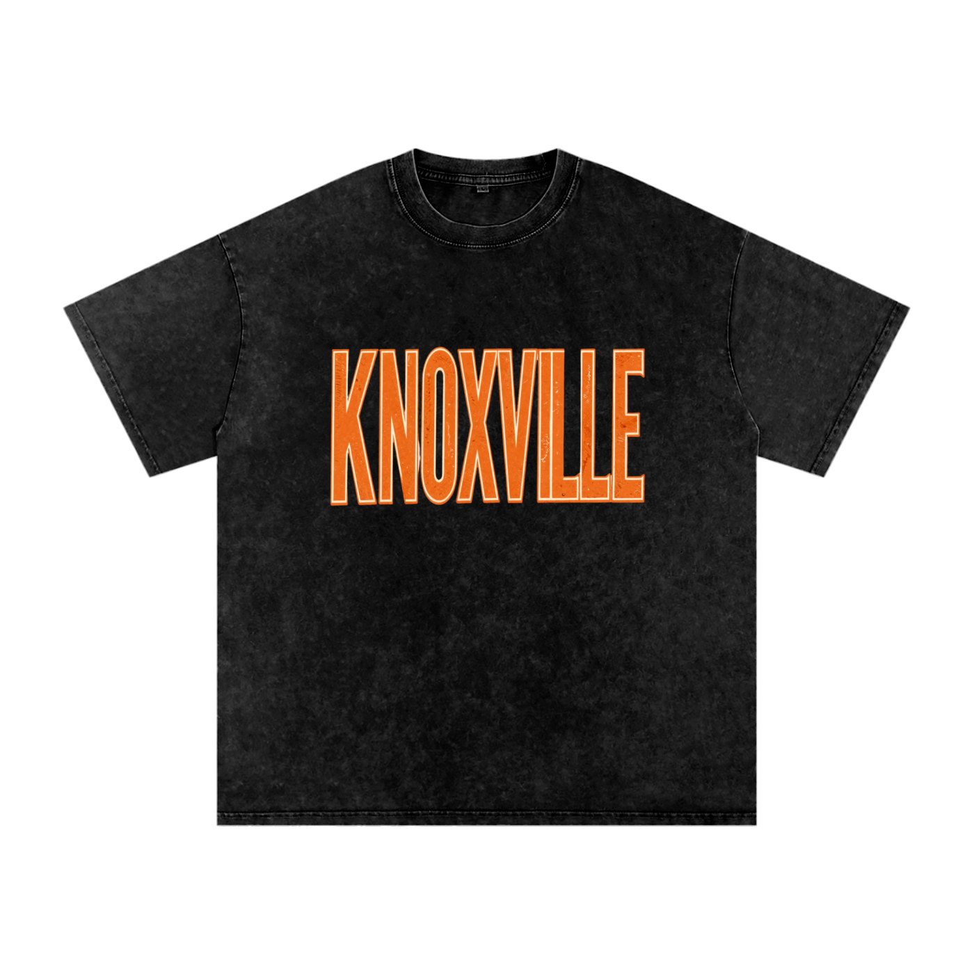 Knoxville Tennessee University of Tennessee Game Day Snow Washed Oversized Cotton T-Shirt - Print Ready Design Co.