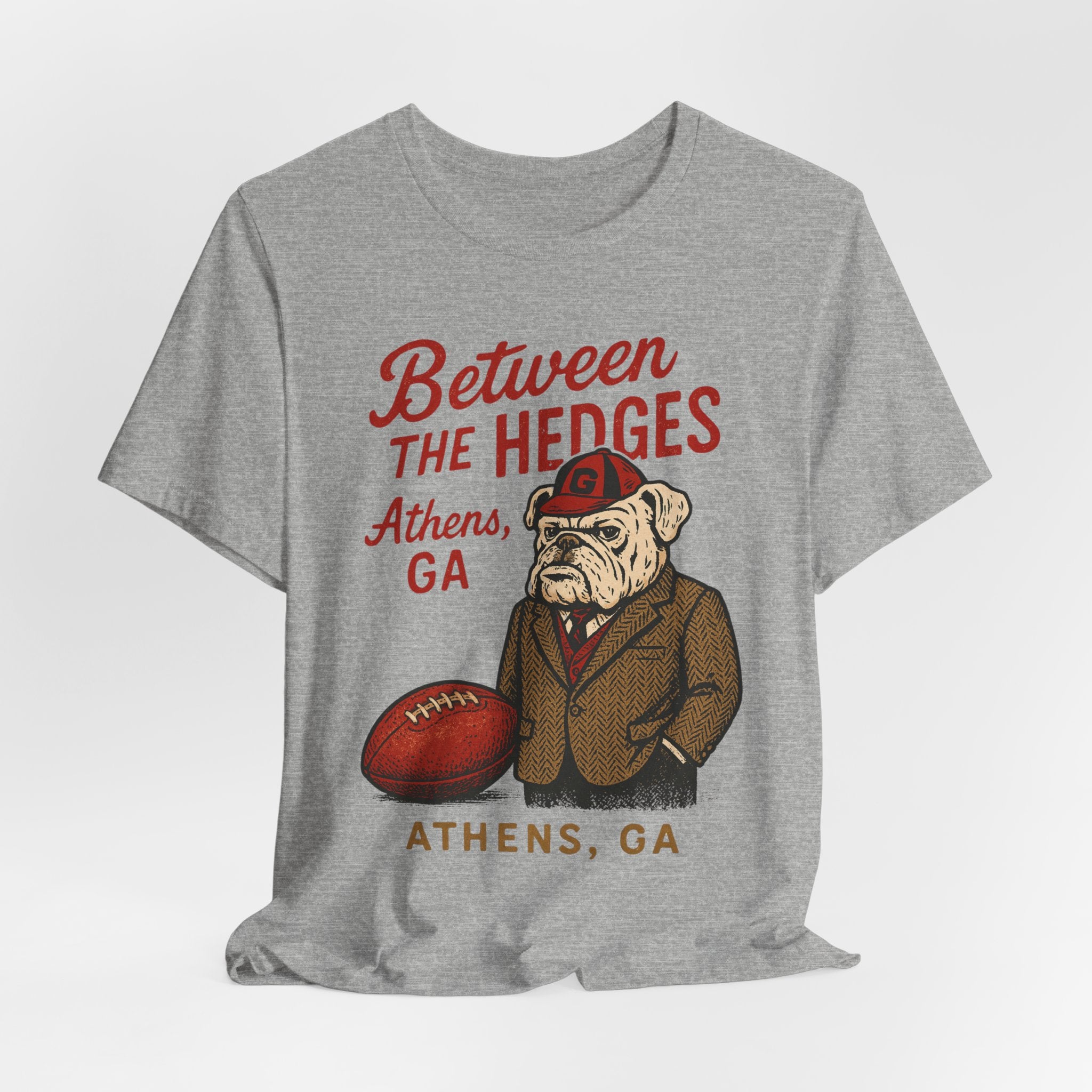 Between the Hedges Athens GA Bulldog Football T-Shirt