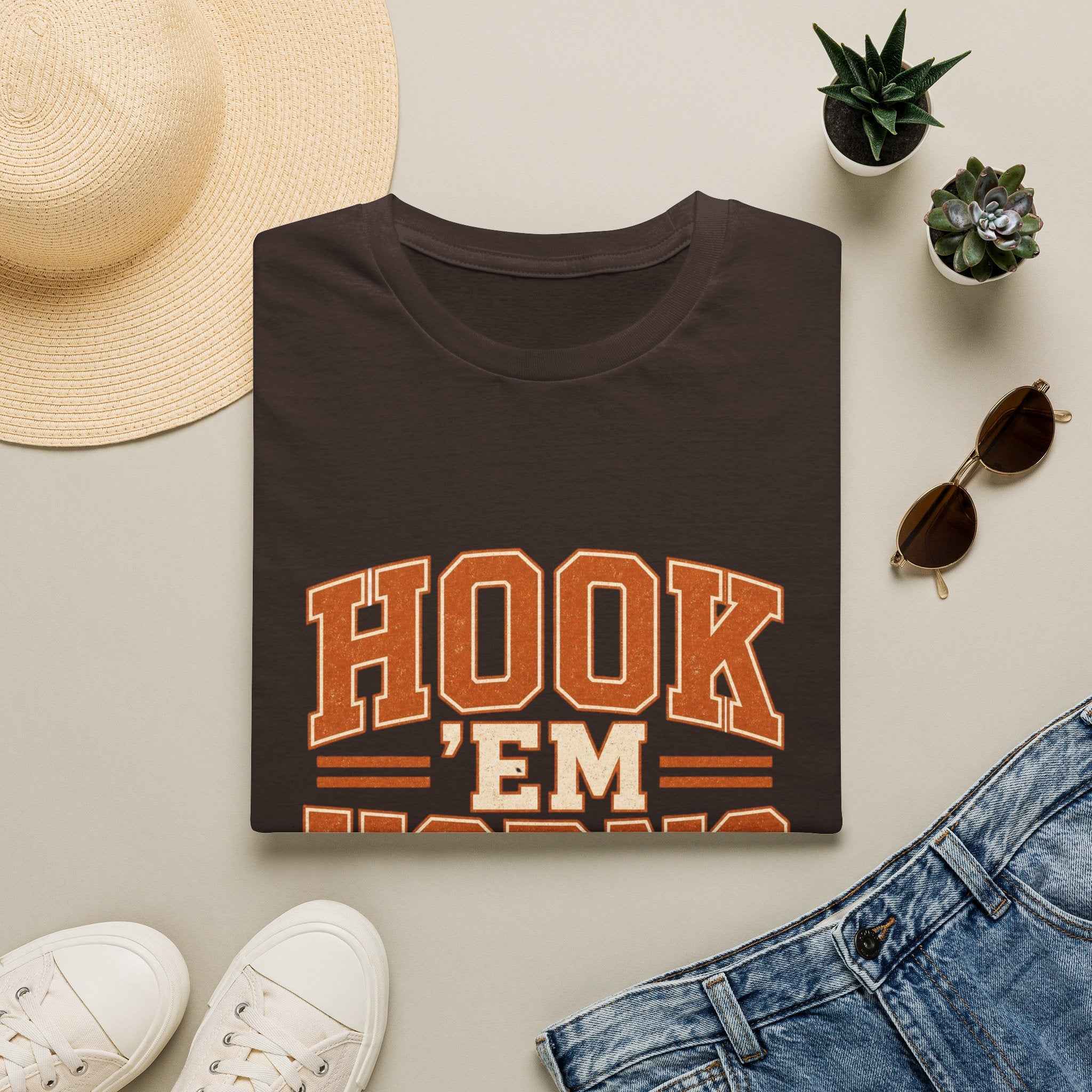 Hook 'Em Horns Longhorns T-Shirt — College Football Texas Spirit Tee