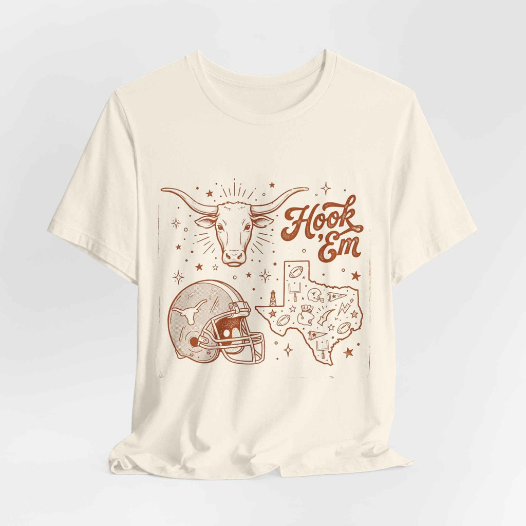 Vintage Texas Longhorns Shirt | Hook 'Em Retro Western College Game Day Tee
