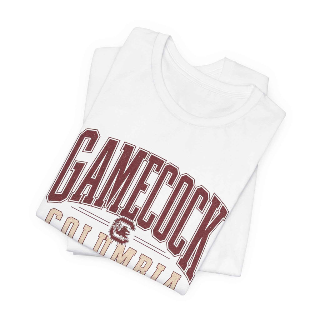 Gamecock Columbia T-Shirt - Vintage Collegiate Football Tee